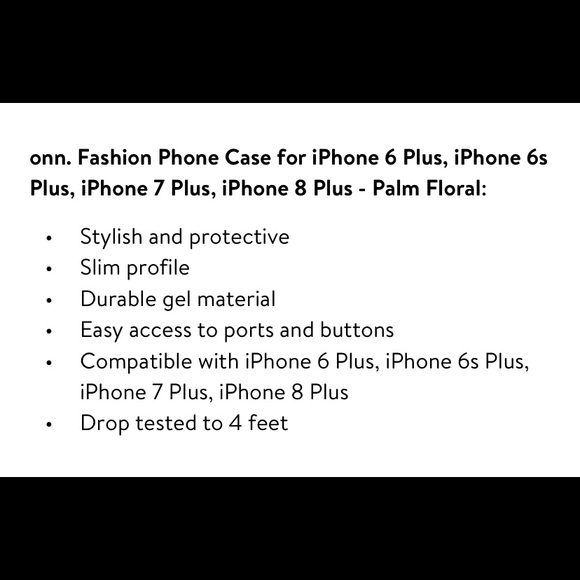 💜iphone 6Plus/6SPlus/7Plus/8Plus Protect Onn Case - Picture 9 of 9